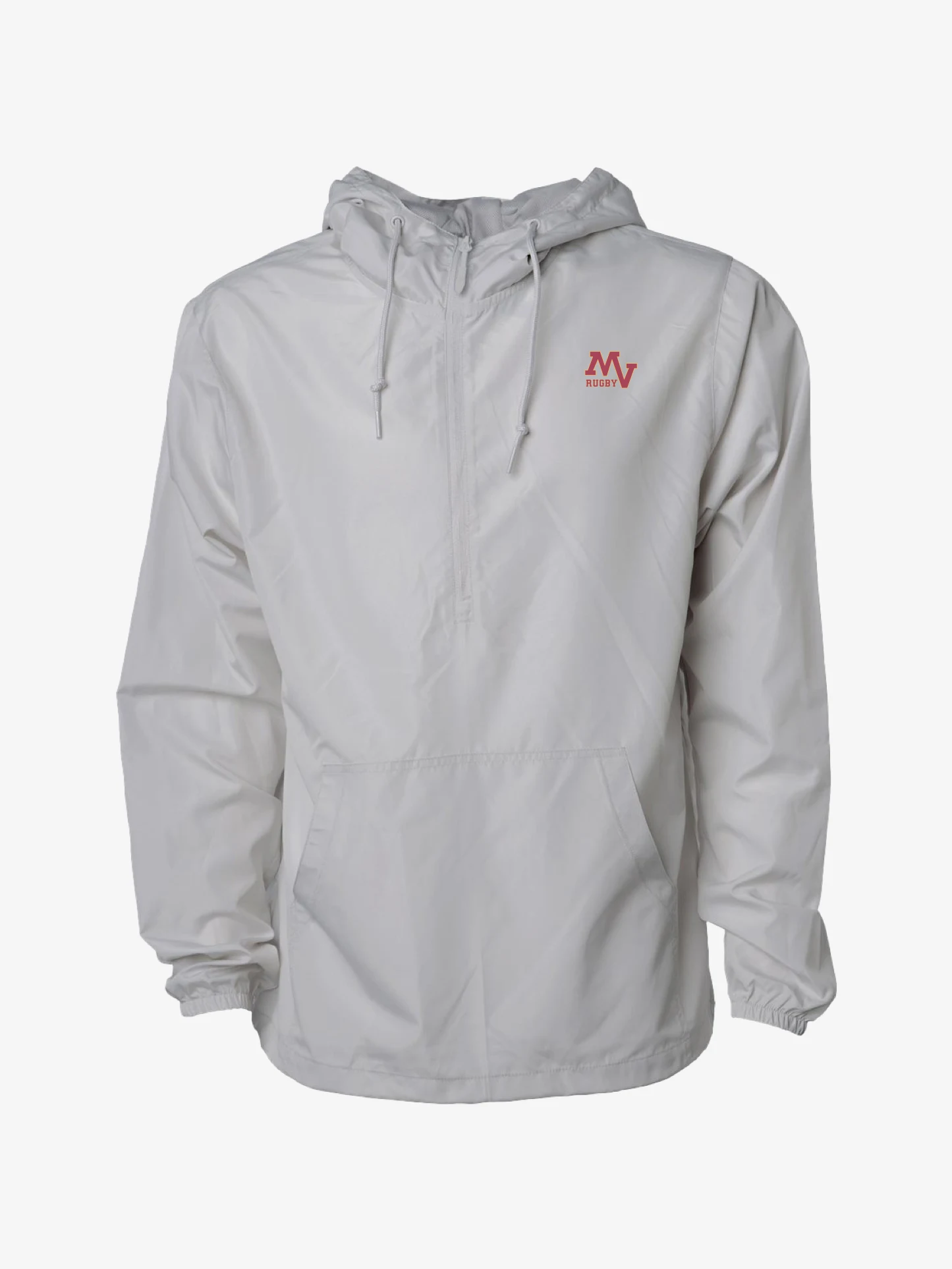 Mountain View Rugby coaches windbreaker front view worn by supporter