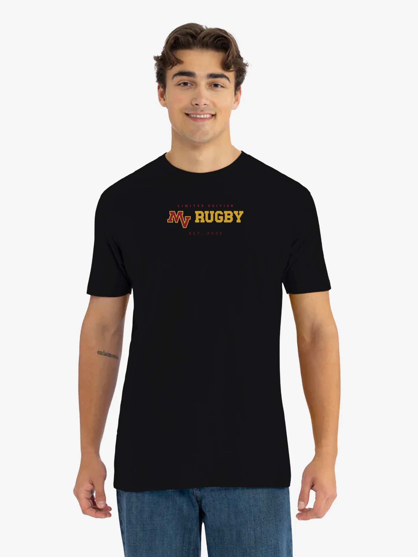 Mountain View Rugby black limited edition shirt