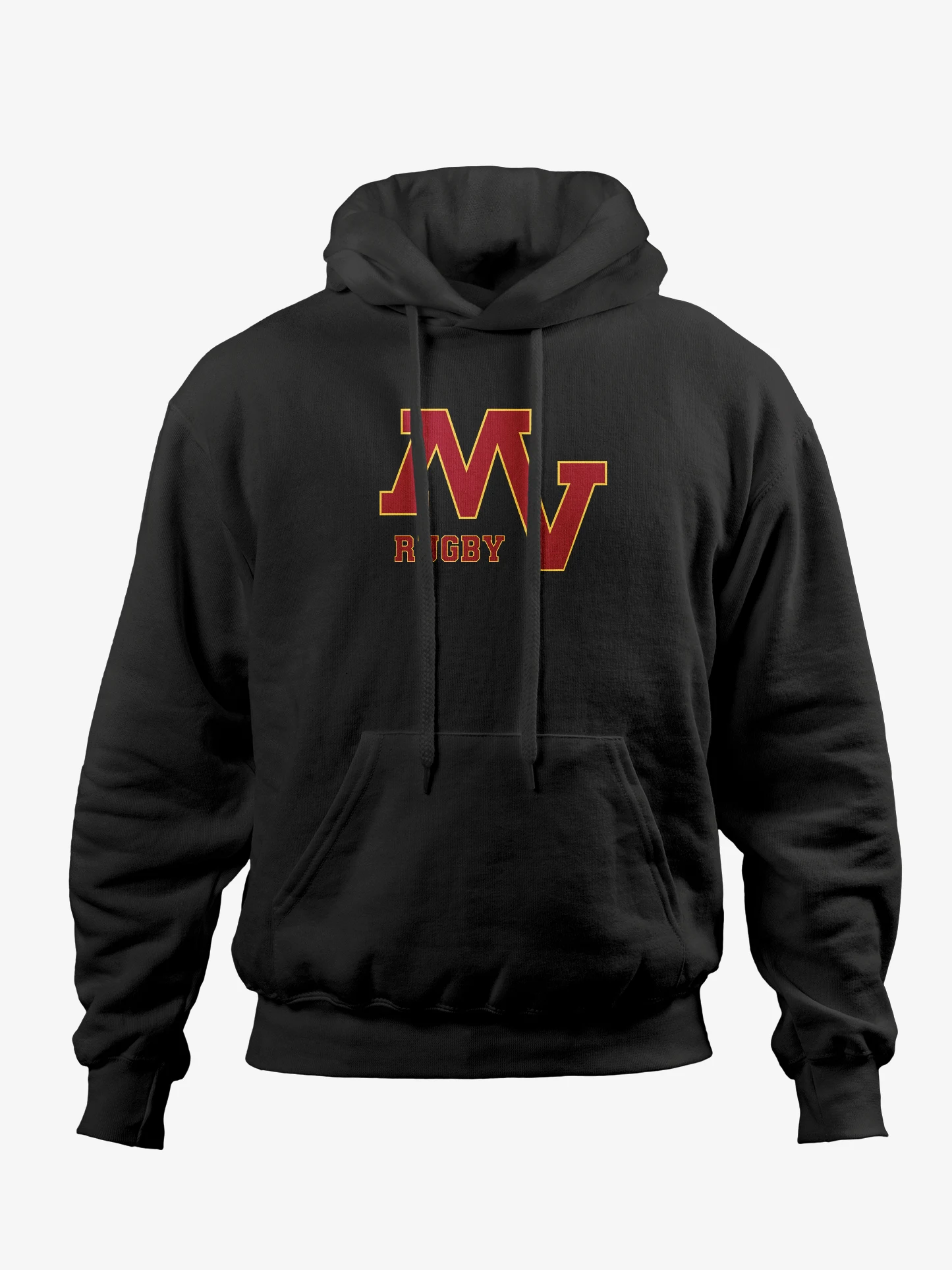MV Rugby Hoodie black front