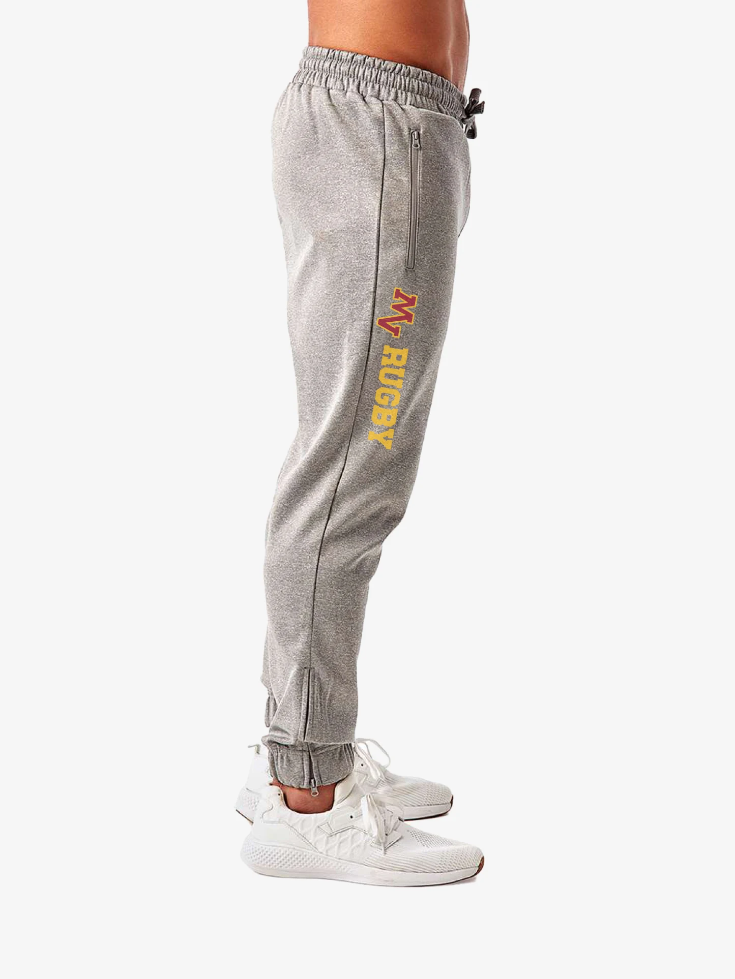 Mountain View Rugby grey athletic joggers tapered fit